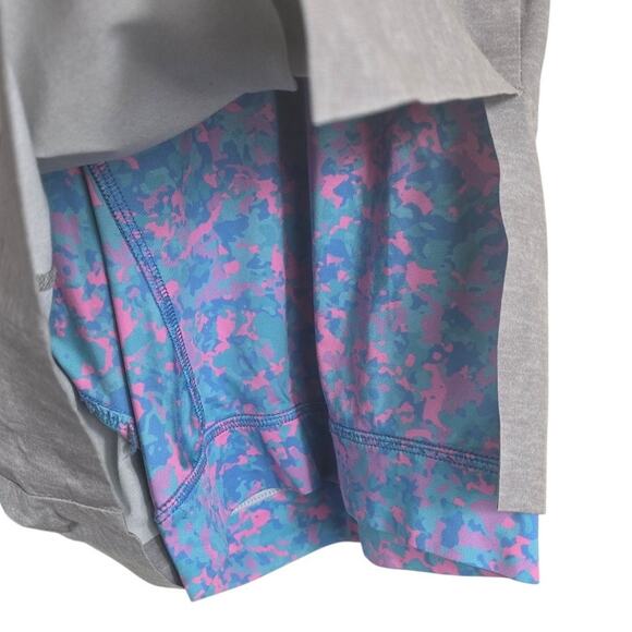 Chubbies Heathered Gray Blue Pink Design Men's Summer Shorts Swim Trunks 2XL - Picture 3 of 6